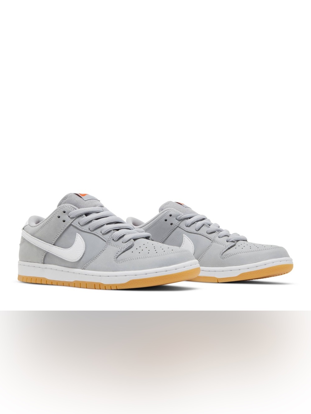 Nike SB Dunk Low Pro ISO Orange Label Wolf Grey Gum -13M
